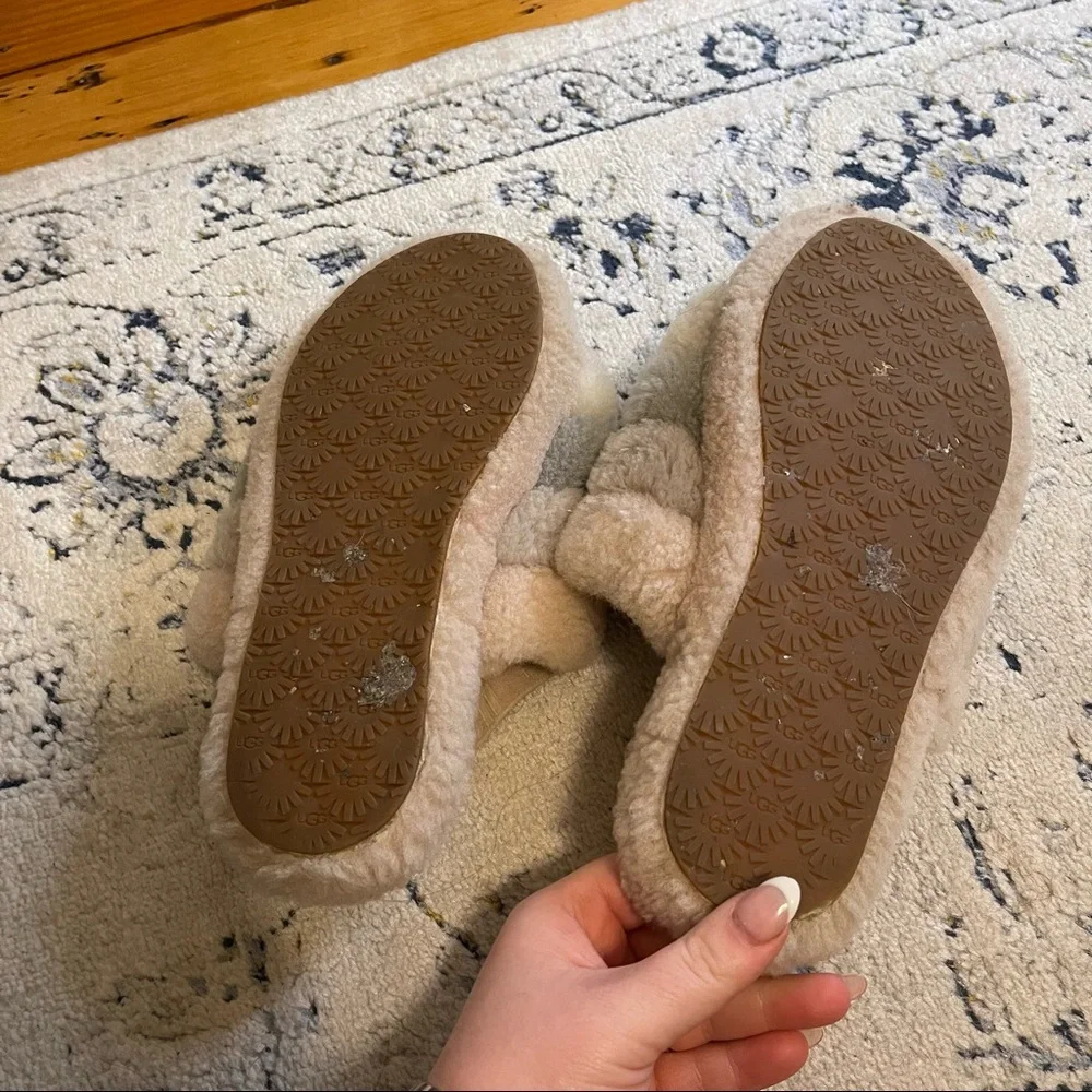 UGG Kids Fluff Yeah Slide (Little Kid/Big Kid) Girls Shoes Quartz Multi Size 6